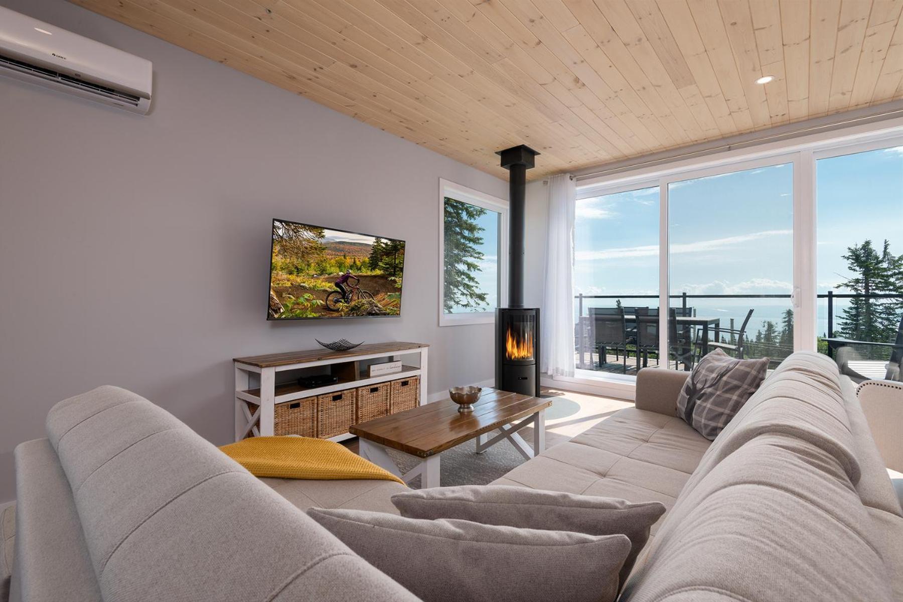 Les Chalets Du Massif De Charlevoix Petite-Riviere-Saint-Francois Habitación foto