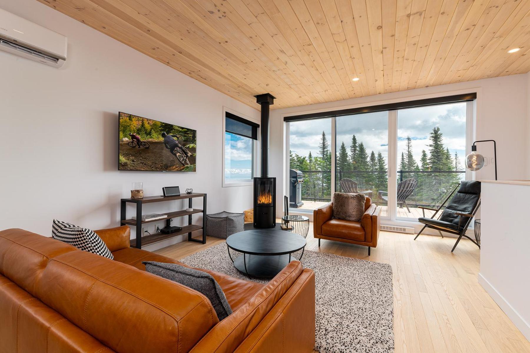 Les Chalets Du Massif De Charlevoix Petite-Riviere-Saint-Francois Habitación foto